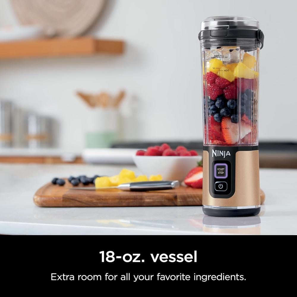 NINJA BLAST BC151CP, LICUADORA PORTÁTIL 500 ML, INALÁMBRICA | COBRE METÁLICO - 3