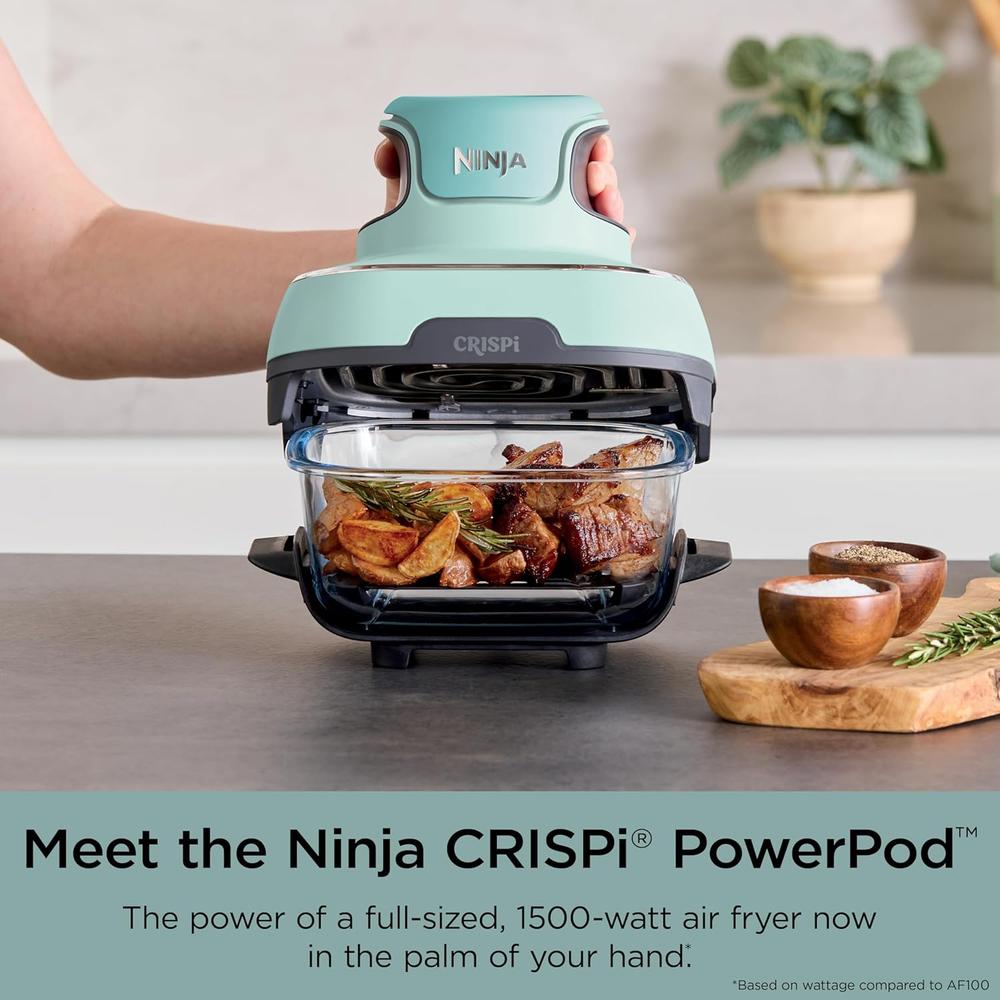 NINJA CRISPI FN101MT, FREIDORA AIRE PORTÁTIL 4 EN 1, 4 QT / 3,8 L | MENTA - 3