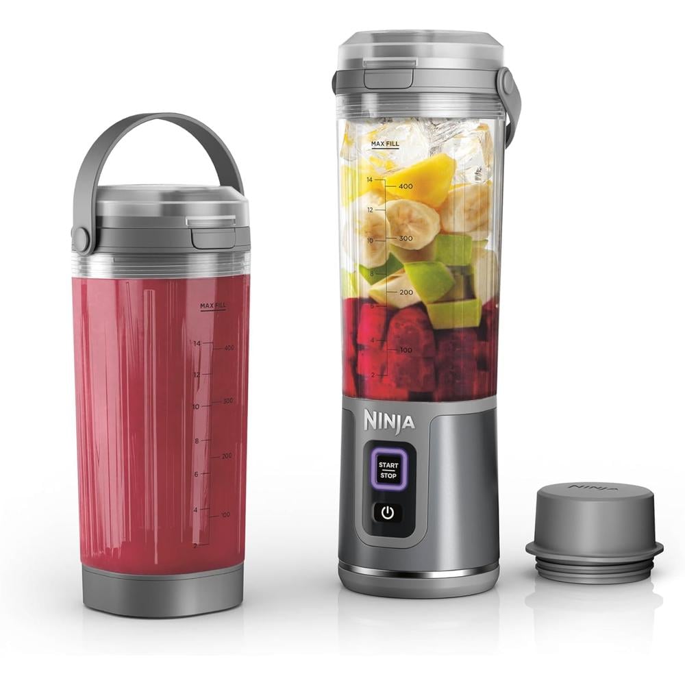 NINJA BLAST CL155AGY, LICUADORA PORTÁTIL 500 ML, INALÁMBRICA | GRIS - 1