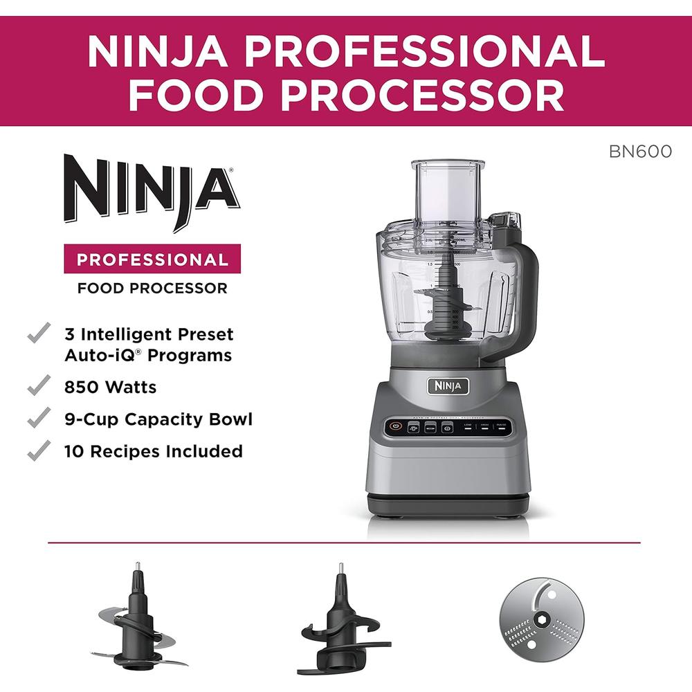 NINJA PROCESADOR BN600C PROFESSIONAL PLUS 72 OZ / 2.13 L | PLATEADO - 3