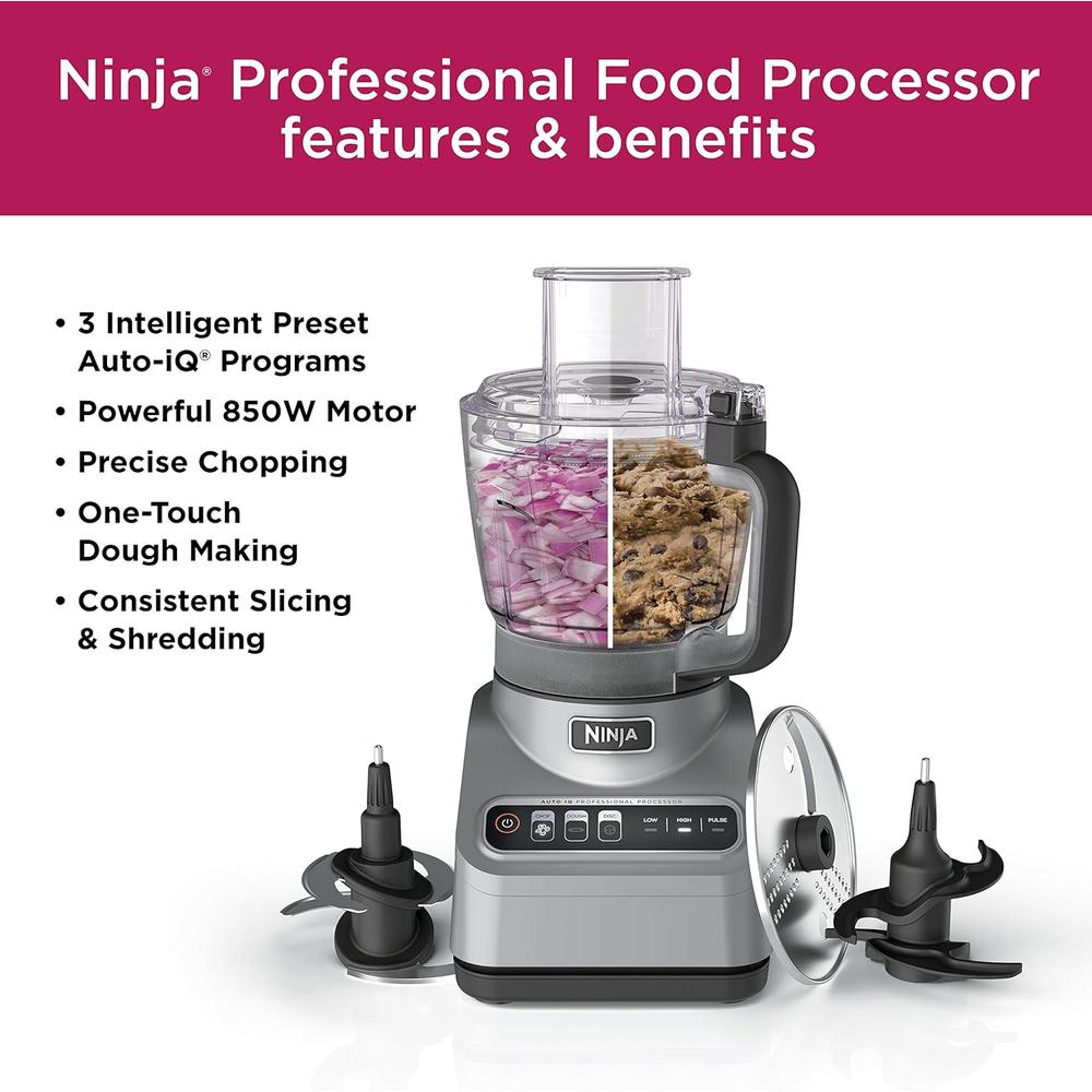 NINJA PROCESADOR BN600C PROFESSIONAL PLUS 72 OZ / 2.13 L | PLATEADO - 5