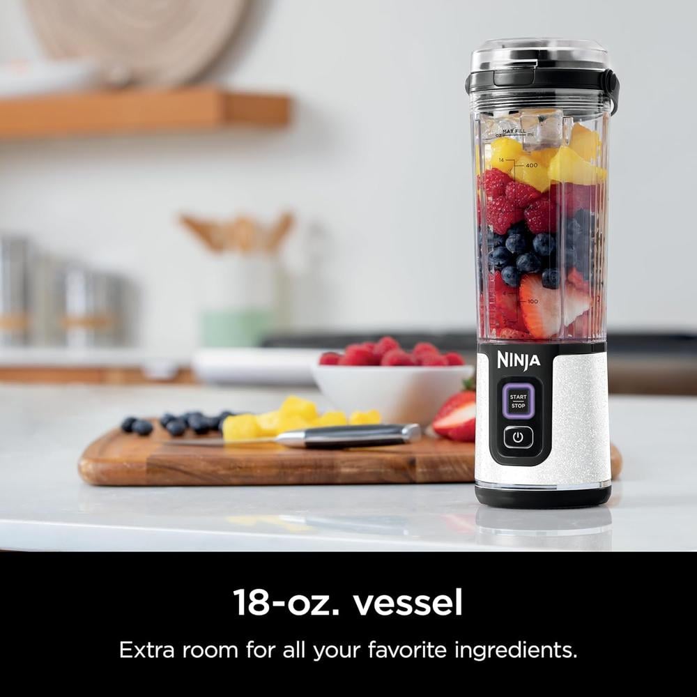 NINJA BLAST LICUADORA PORTÁTIL INALÁMBRICA 500 ML | BLANCO BRILLANTE - 2