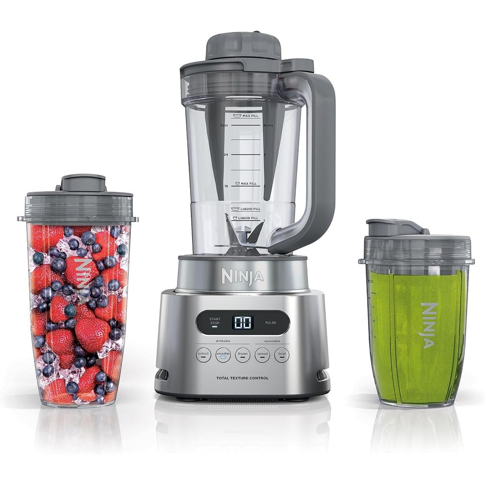 NINJA LICUADORA SS151 TWISTI DUO 32 OZ / 940 ML | GRIS - 1