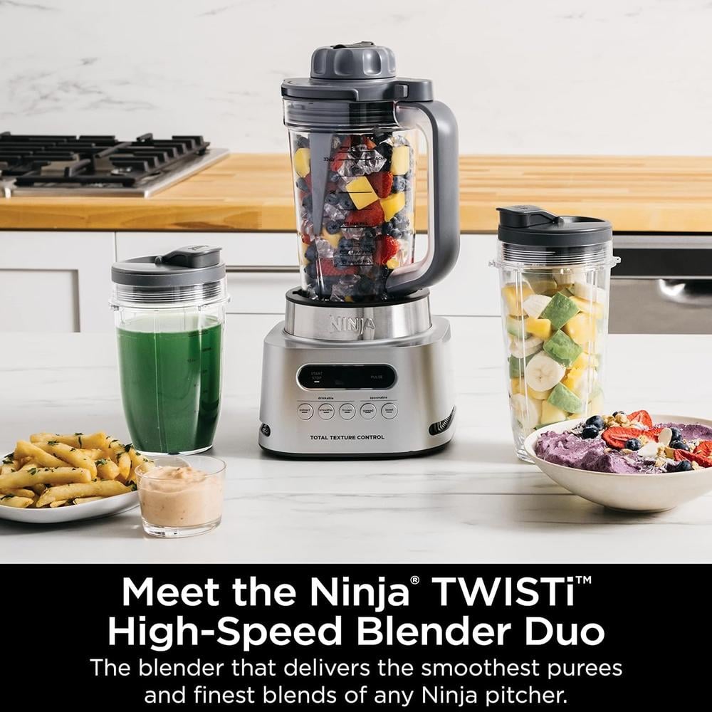 NINJA LICUADORA SS151 TWISTI DUO 32 OZ / 940 ML | GRIS - 2
