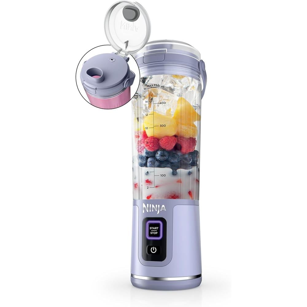 NINJA LICUADORA PORTÁTIL BLAST 500 ML, INALÁMBRICA, RECARGABLE | MUTED LAVENDER - 1