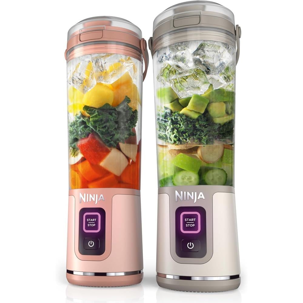 NINJA BLAST LICUADORA PORTÁTIL INALÁMBRICA 500 ML X2 | MELOCOTÓN/HUESO - 1