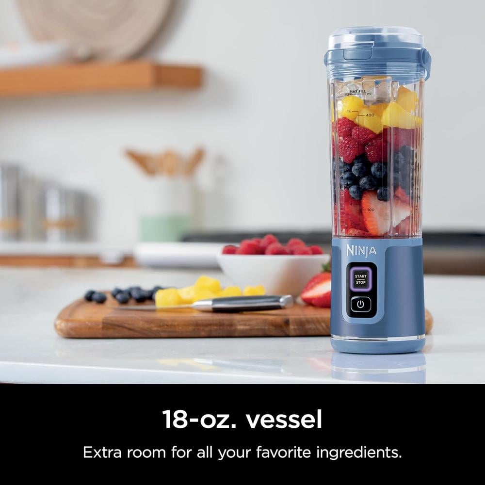 NINJA LICUADORA PORTÁTIL BLAST 500 ML, INALÁMBRICA, RECARGABLE | AZUL VAQUERO - 2