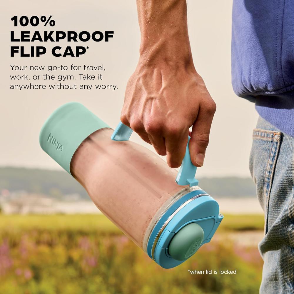 NINJA BLENDBOSS DB301BLBRN, LICUADORA VASO PERSONAL 780 ML | FRAMBUESA AZUL - 4