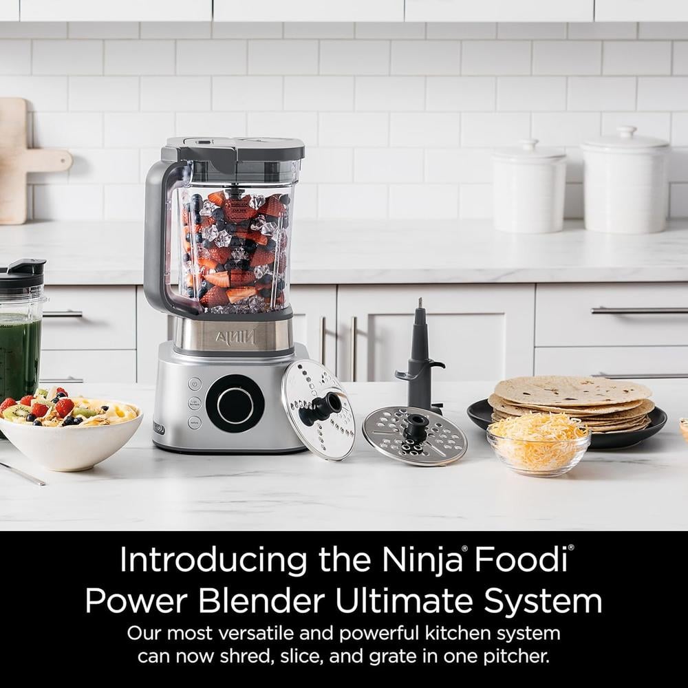 NINJA LICUADORA Y PROCESADOR FOODI POWER SS401 72 OZ / 2.13 L | PLATEADO - 2