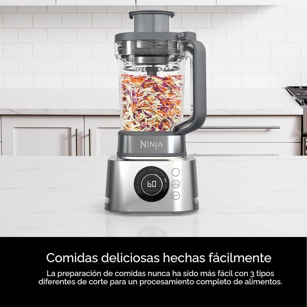 NINJA LICUADORA Y PROCESADOR FOODI POWER SS401 72 OZ / 2.13 L | PLATEADO - 5