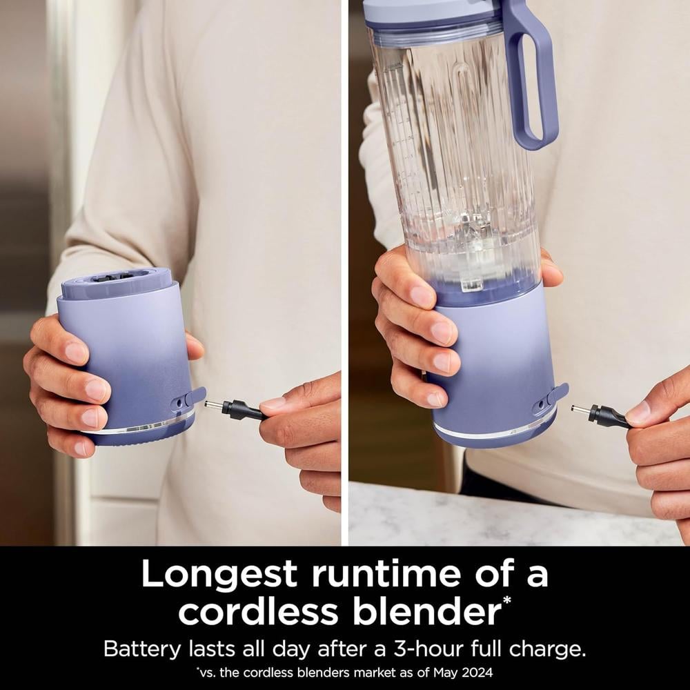 NINJA BLAST MAX BC251LD, LICUADORA PORTÁTIL 22 OZ, TWIST Y GO | LAVANDA - 2