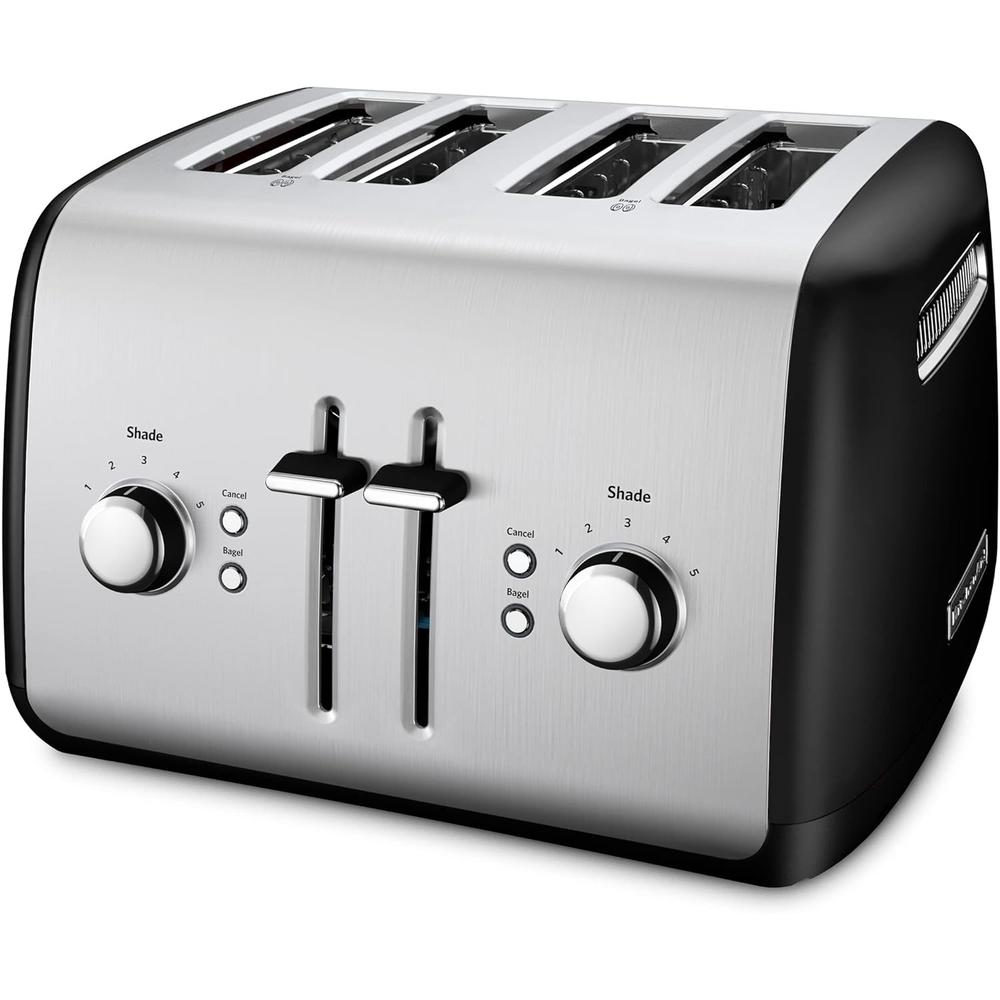 KITCHENAID KMT4115OB, TOSTADORA 4 REBANADAS CON PALANCA MANUAL | NEGRO ÓNIX - 1