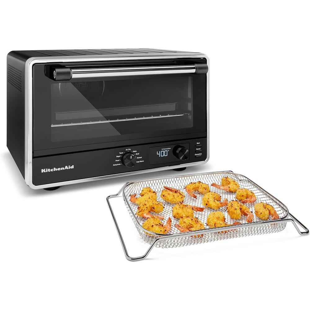 KITCHENAID KCO124BM, HORNO DE AIRE DIGITAL DE ENCIMERA | NEGRO MATE - 1