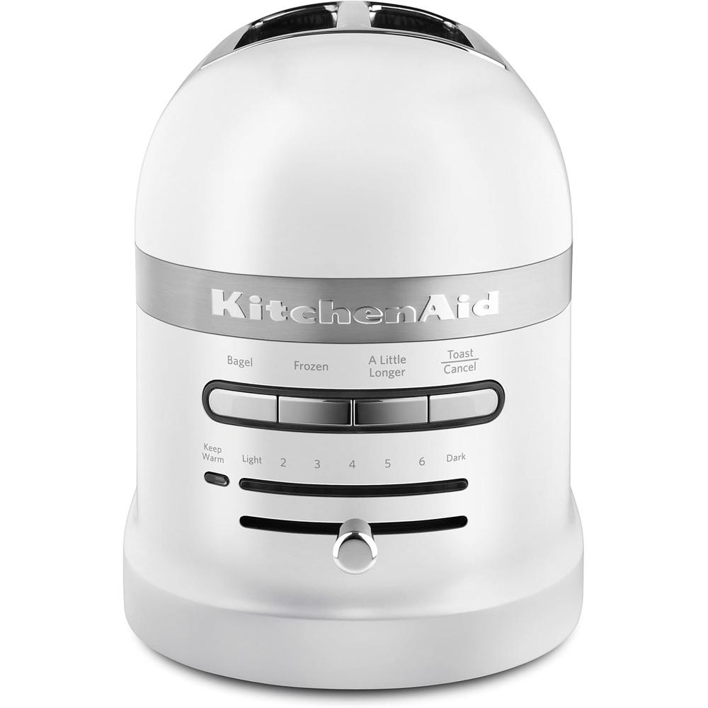 KITCHENAID, TOSTADORA AUTOMÁTICA 2 REBANADAS RANURA ANCHA | BLANCO PERLA - 2