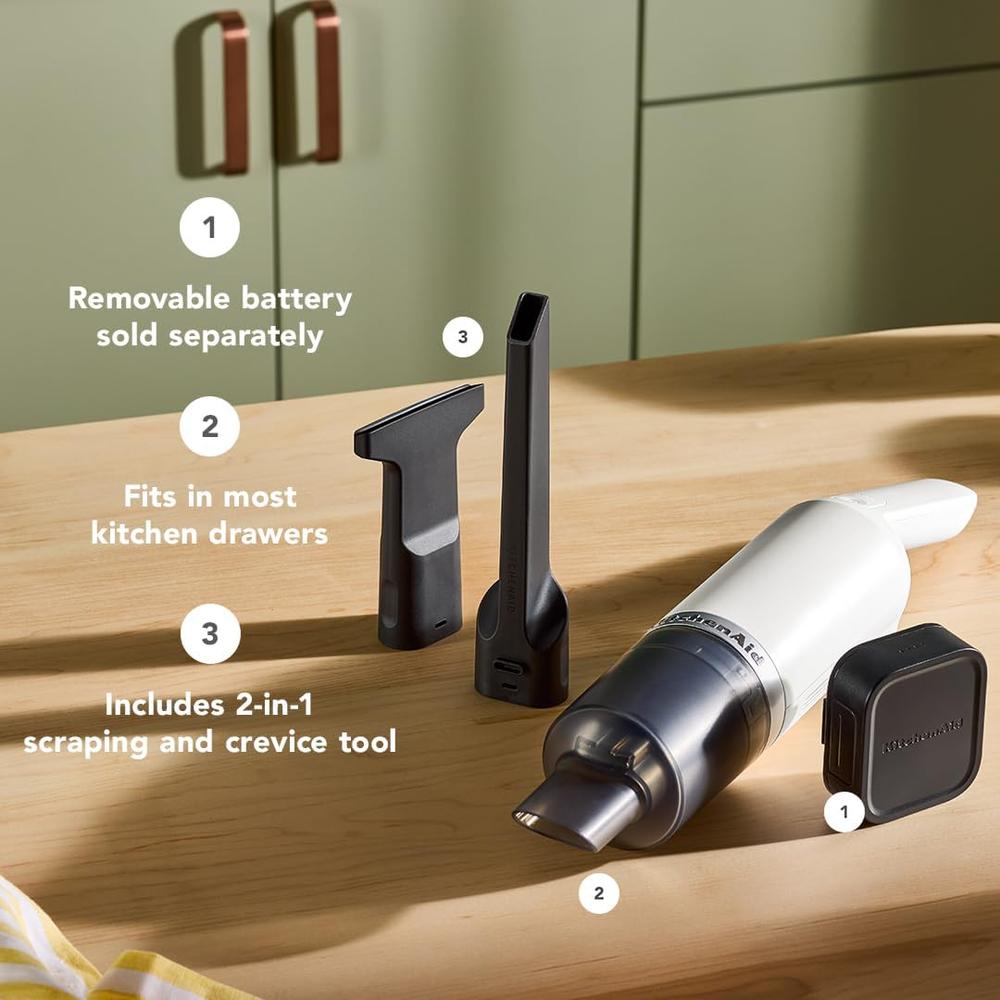 KITCHENAID, ASPIRADORA DE COCINA INALÁMBRICA GO | BLANCO - 3