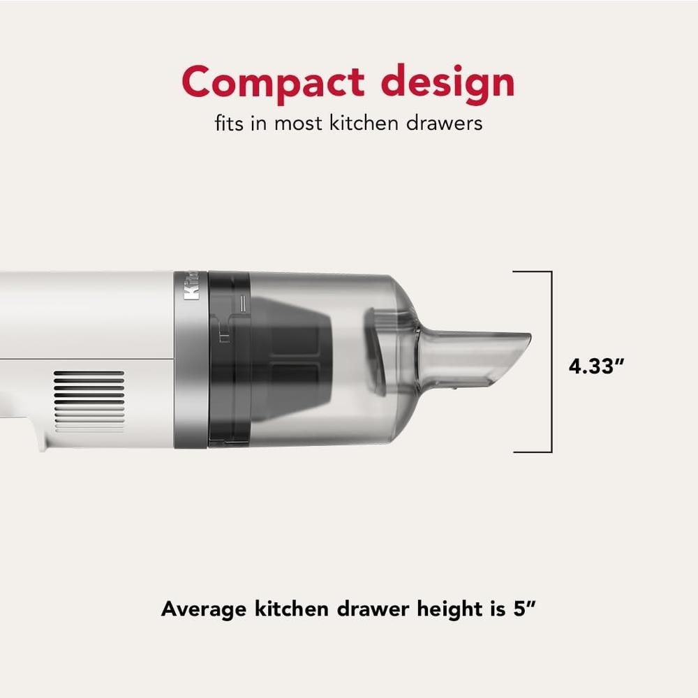 KITCHENAID, ASPIRADORA DE COCINA INALÁMBRICA GO | BLANCO - 6