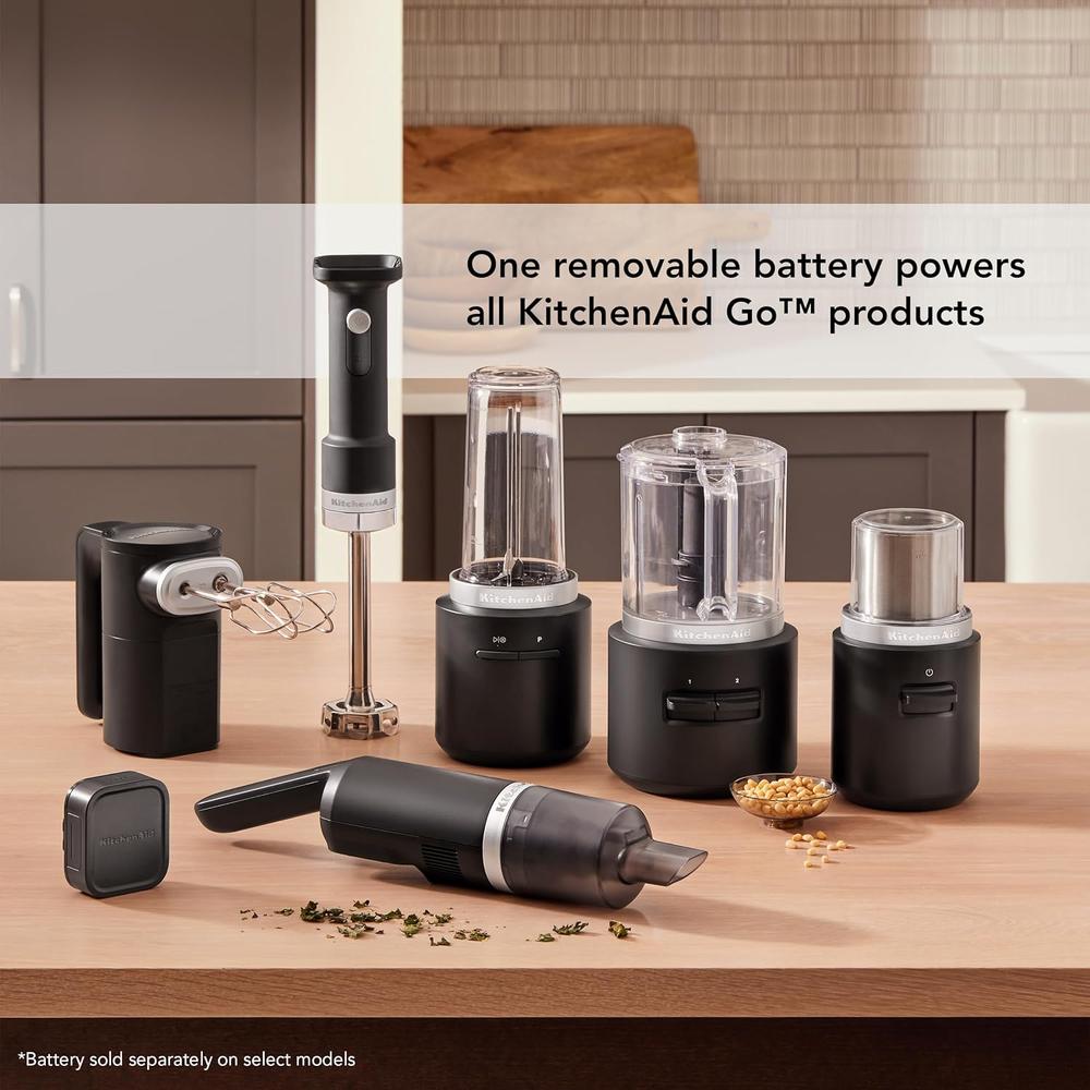 KITCHENAID KKVR100, ASPIRADORA DE COCINA INALÁMBRICA GO | NEGRO MATE - 6