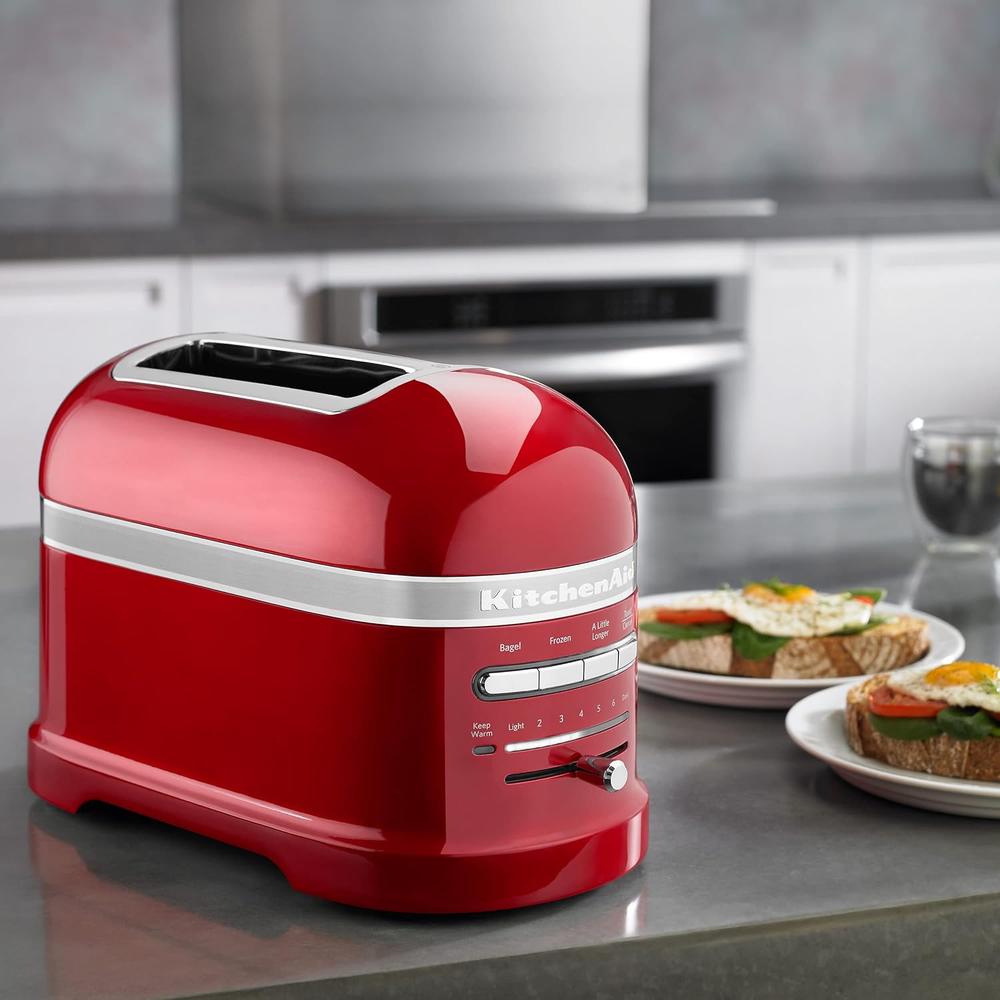 KITCHENAID, TOSTADORA AUTOMÁTICA 2 REBANADAS RANURA ANCHA | ROJO MANZANA - 3
