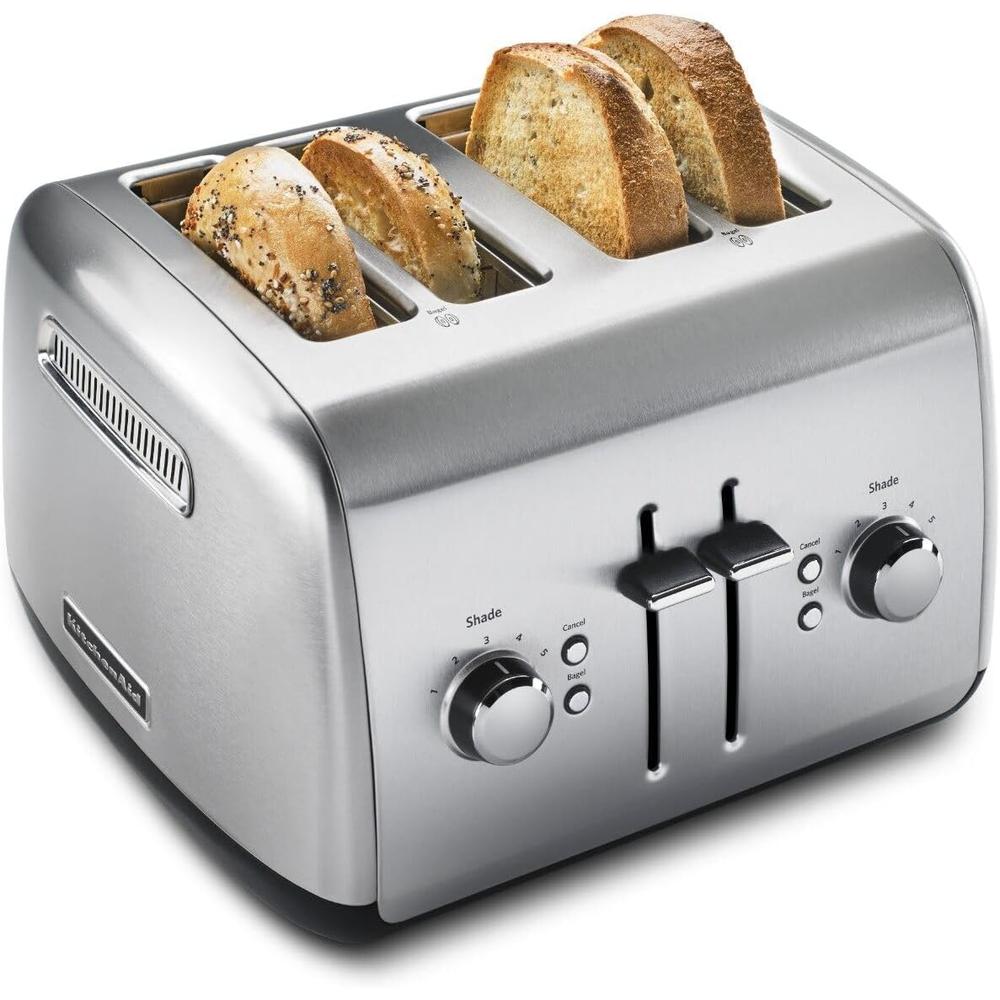 KITCHENAID KMT4115SX, TOSTADORA MANUAL 4 REBANADAS | ACERO INOXIDABLE - 4