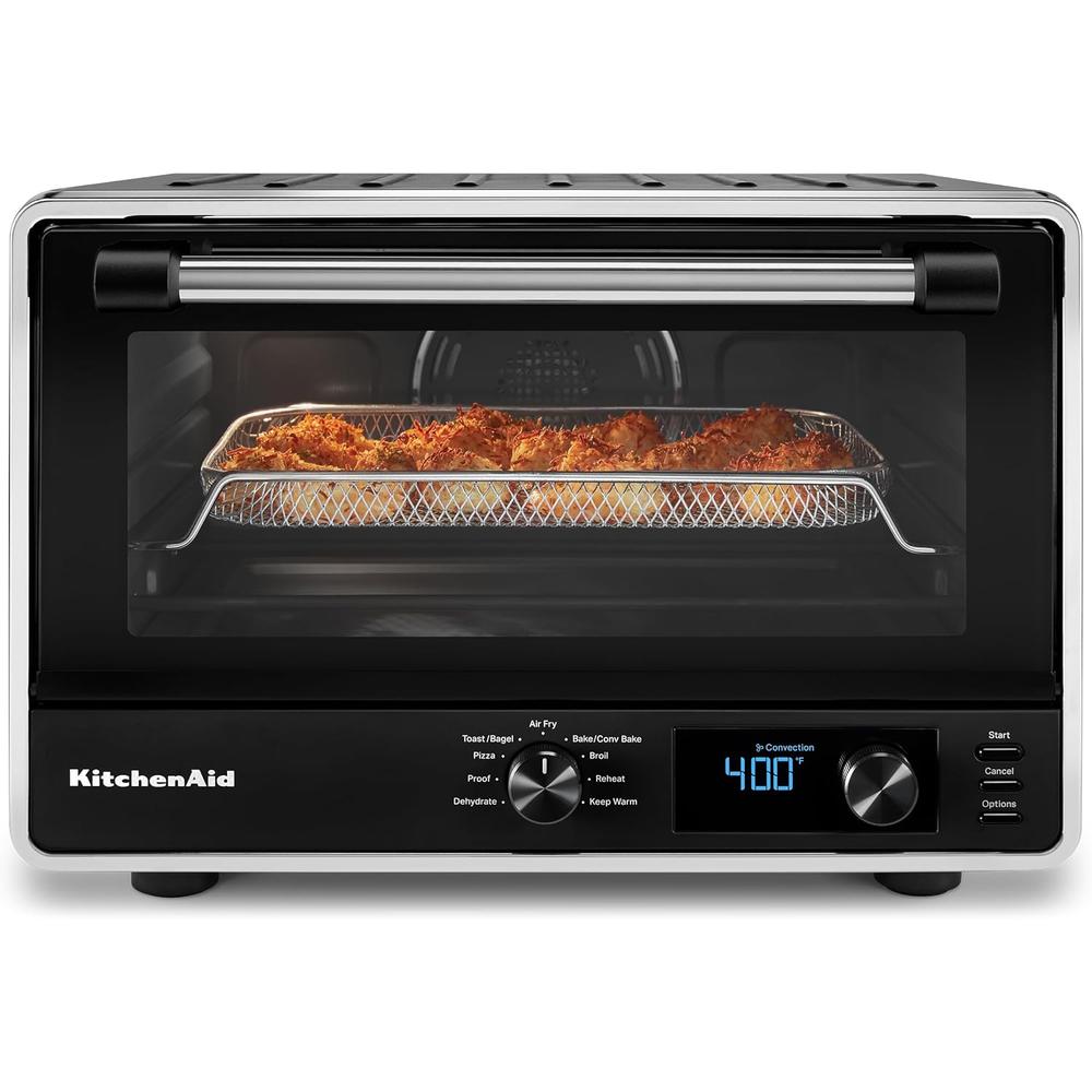 KITCHENAID, HORNO DE ENCIMERA DIGITAL Y PIEDRA PARA PIZZA | NEGRO - 3