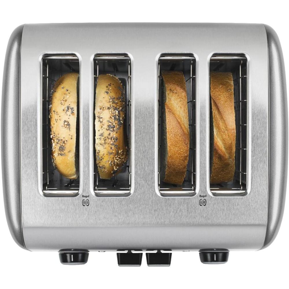 KITCHENAID KMT4115CU, TOSTADORA 4 REBANADAS CON PALANCA MANUAL | PLATEADO - 2