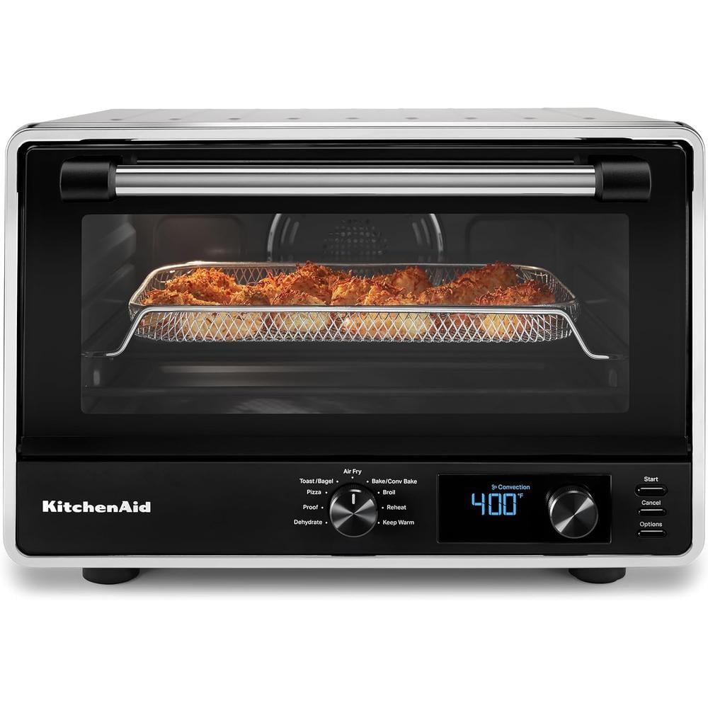 KITCHENAID, HORNO DE ENCIMERA DIGITAL Y PIEDRA PARA PIZZA | GRIS - 3