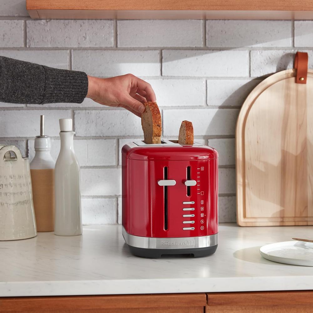 KITCHENAID, TOSTADORA AUTOMÁTICA 2 REBANADAS RANURAS EXTRA ANCHAS | ROJO - 5