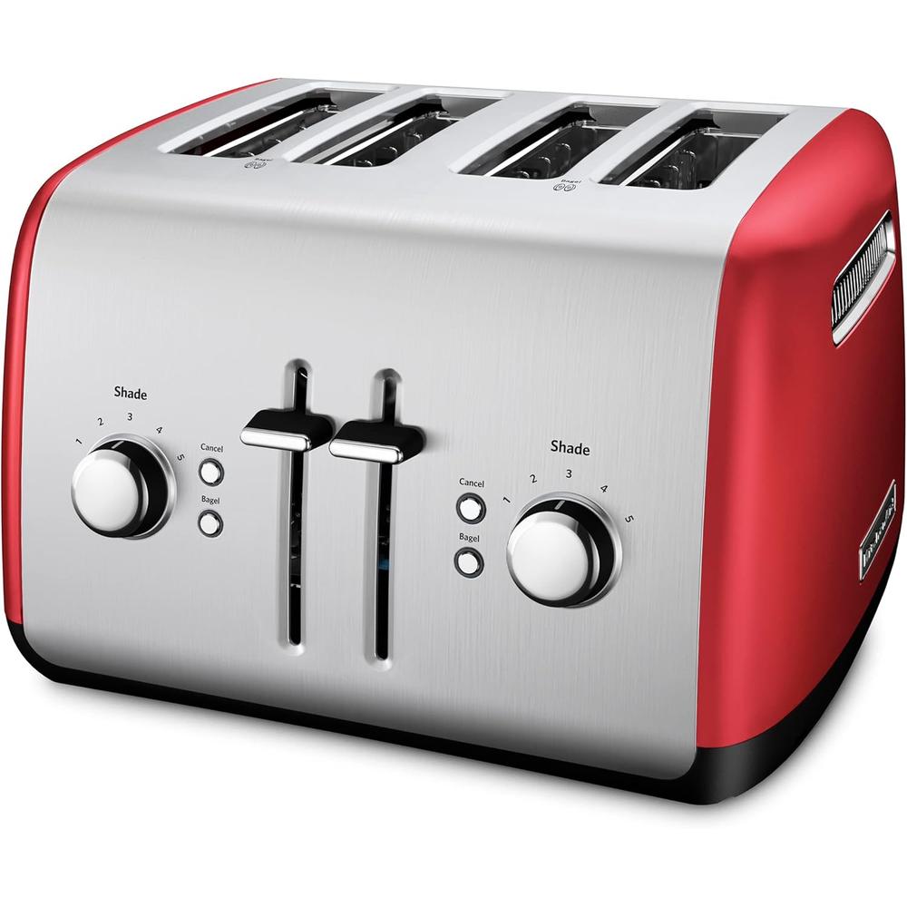 KITCHENAID KMT4115ER, TOSTADORA 4 REBANADAS CON PALANCA MANUAL | ROJO IMPERIO - 1