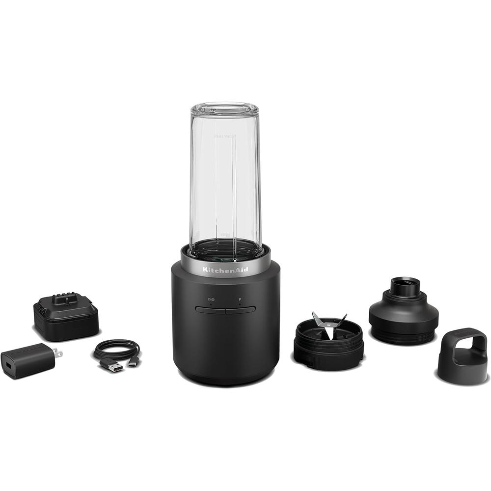 KITCHENAID KSBR256, LICUADORA PERSONAL INALÁMBRICA GO | NEGRO MATE - 1
