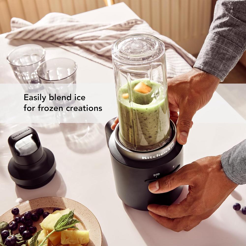 KITCHENAID KSBR256, LICUADORA PERSONAL INALÁMBRICA GO | NEGRO MATE - 6