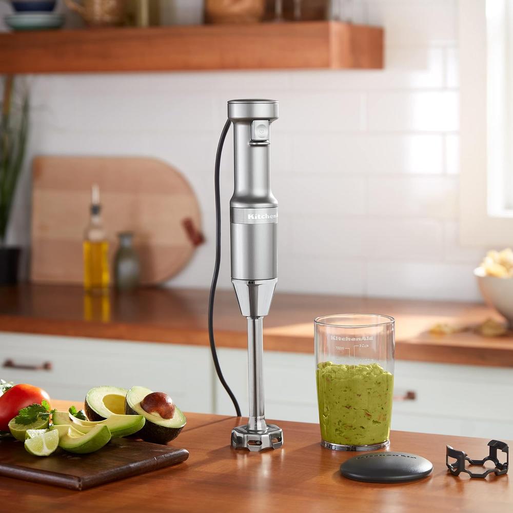 KITCHENAID KHBV53, BATIDORA DE MANO CON CABLE Y VELOCIDAD VARIABLE | PLATEADO - 4