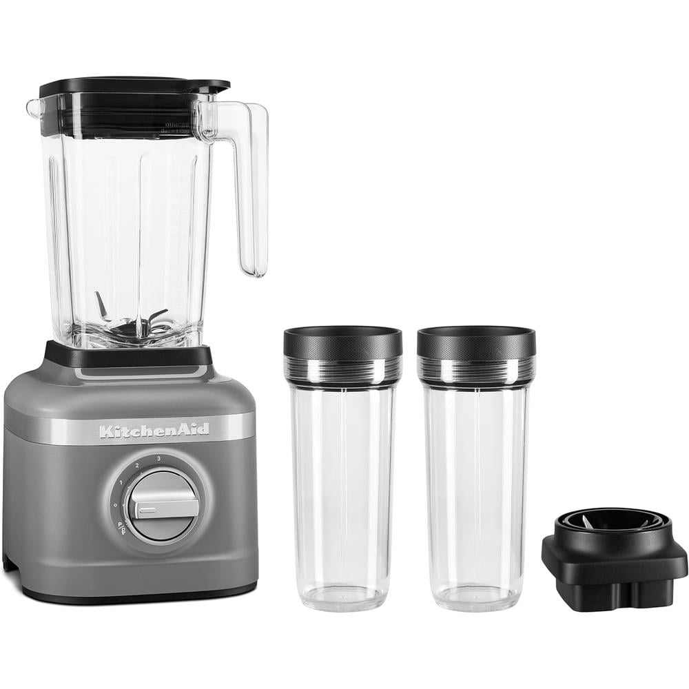 KITCHENAID, LICUADORA PICADORA DE HIELO K150 3 VELOCIDADES CON 2 JARRAS | GRIS - 1