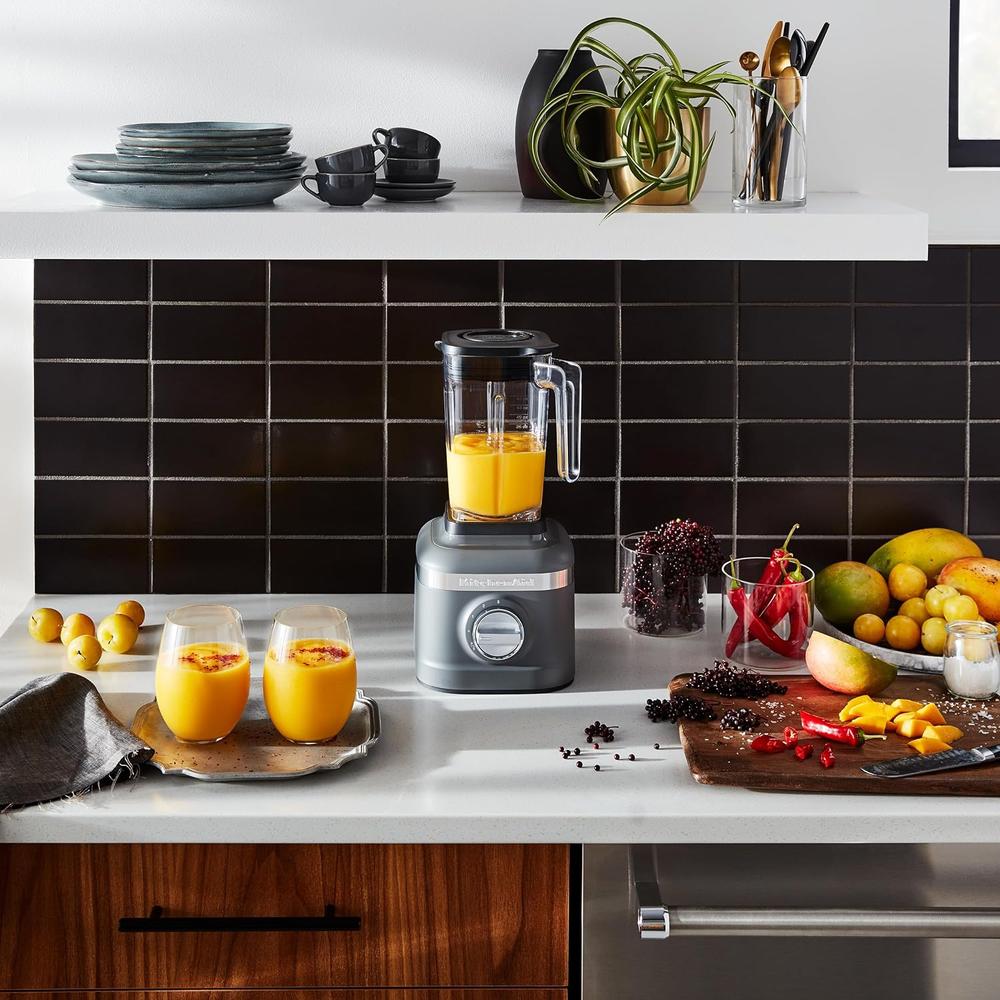 KITCHENAID, LICUADORA PICADORA DE HIELO K150 3 VELOCIDADES CON 2 JARRAS | GRIS - 4