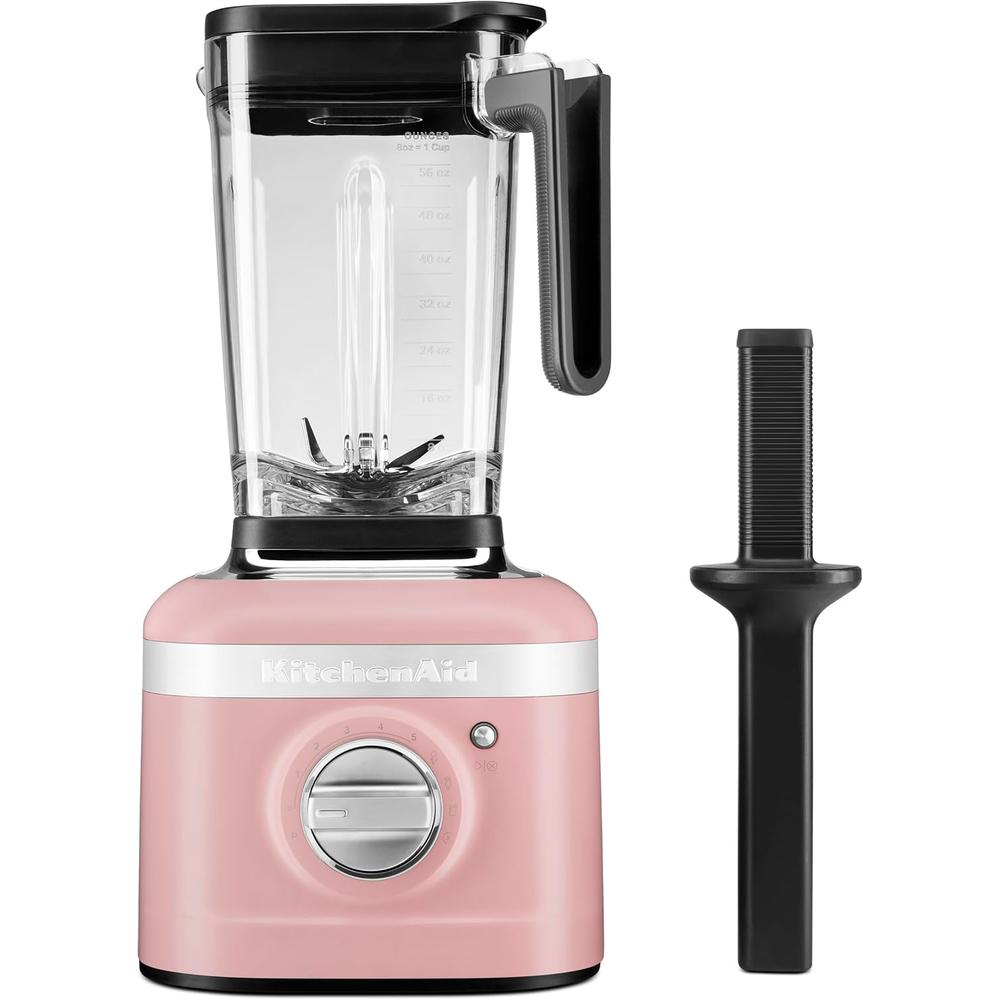 KITCHENAID KSB4028, LICUADORA VELOCIDAD VARIABLE K400 CON PRENSADOR | ROSA SECA - 1