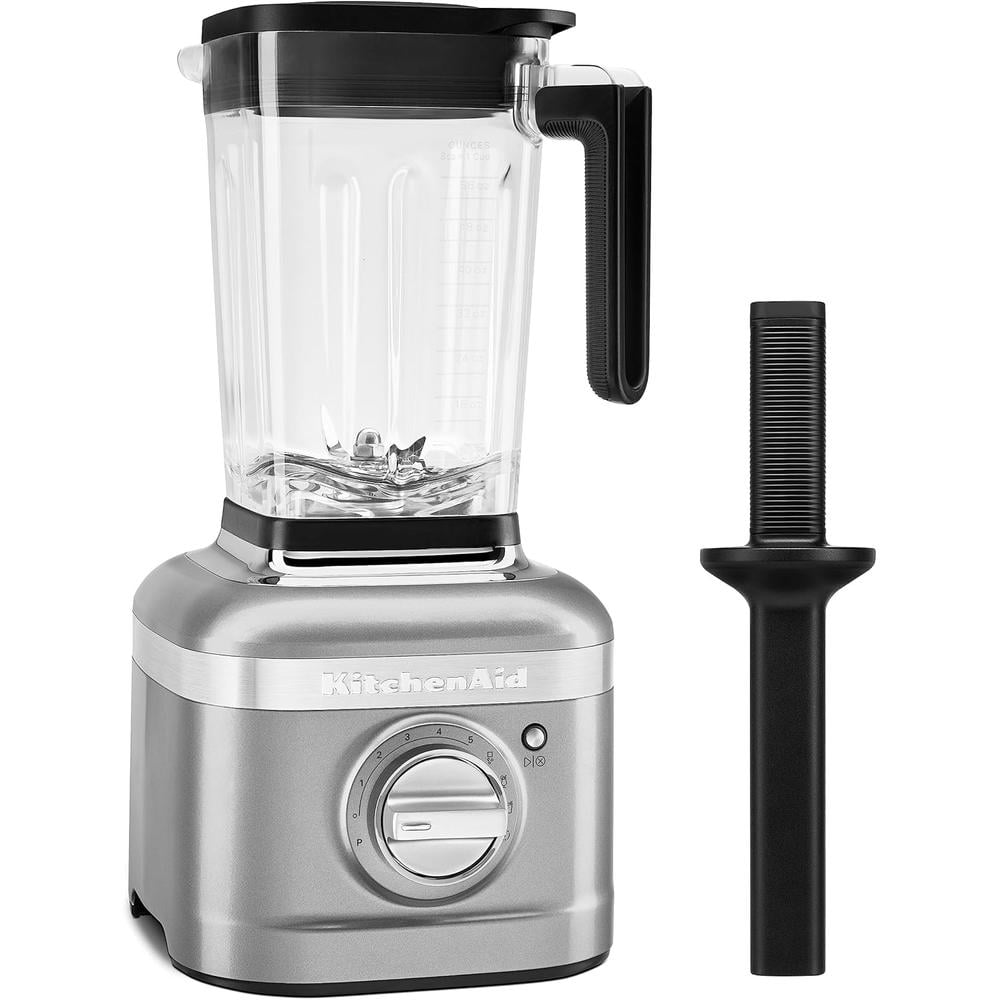 KITCHENAID, LICUADORA VELOCIDAD VARIABLE K400 CON PRENSADOR | CONTOUR SILVER - 1