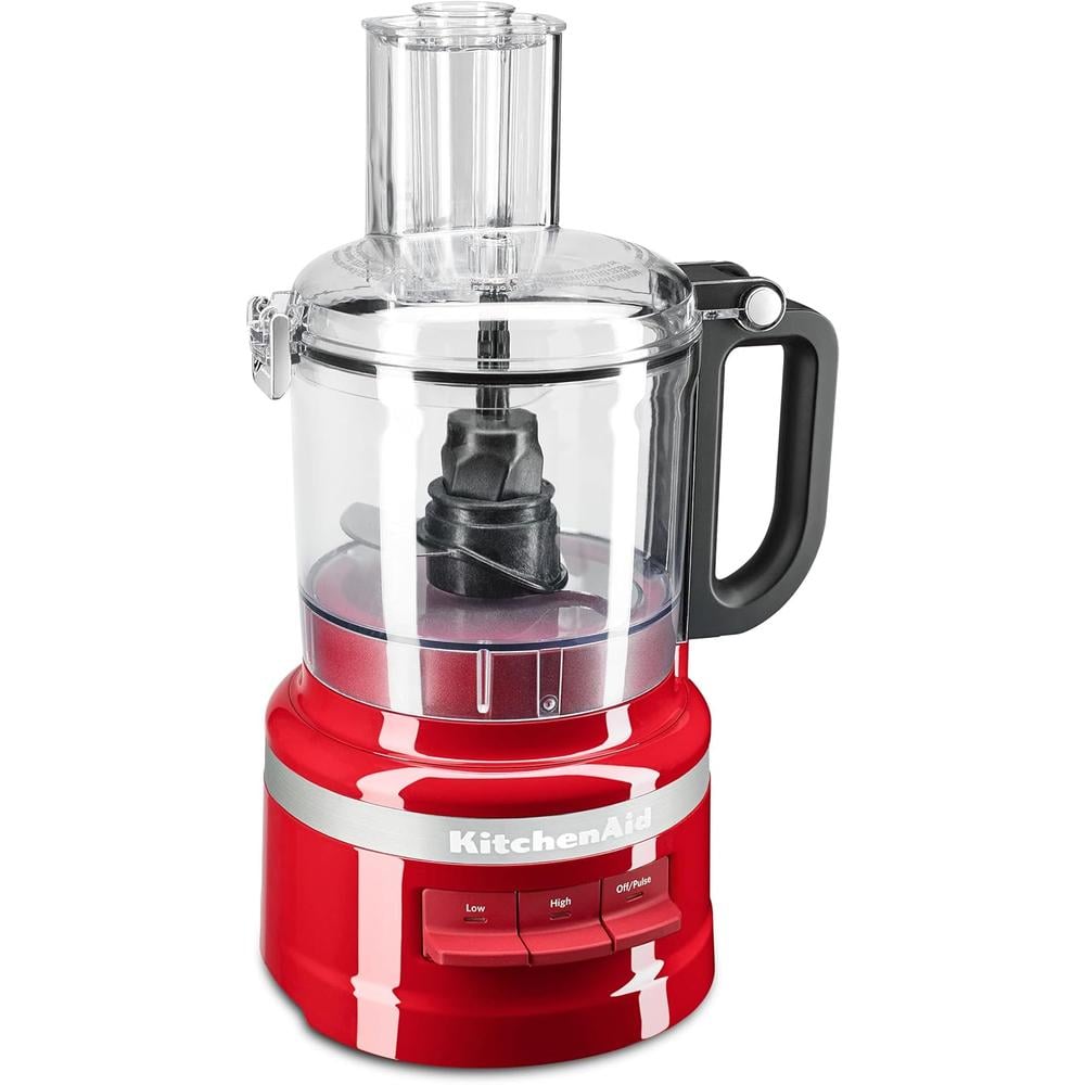 KITCHENAID, PROCESADOR DE ALIMENTOS 7 QT / 6.6 L TRITURA Y REBANA | ROJO IMPERIO - 1