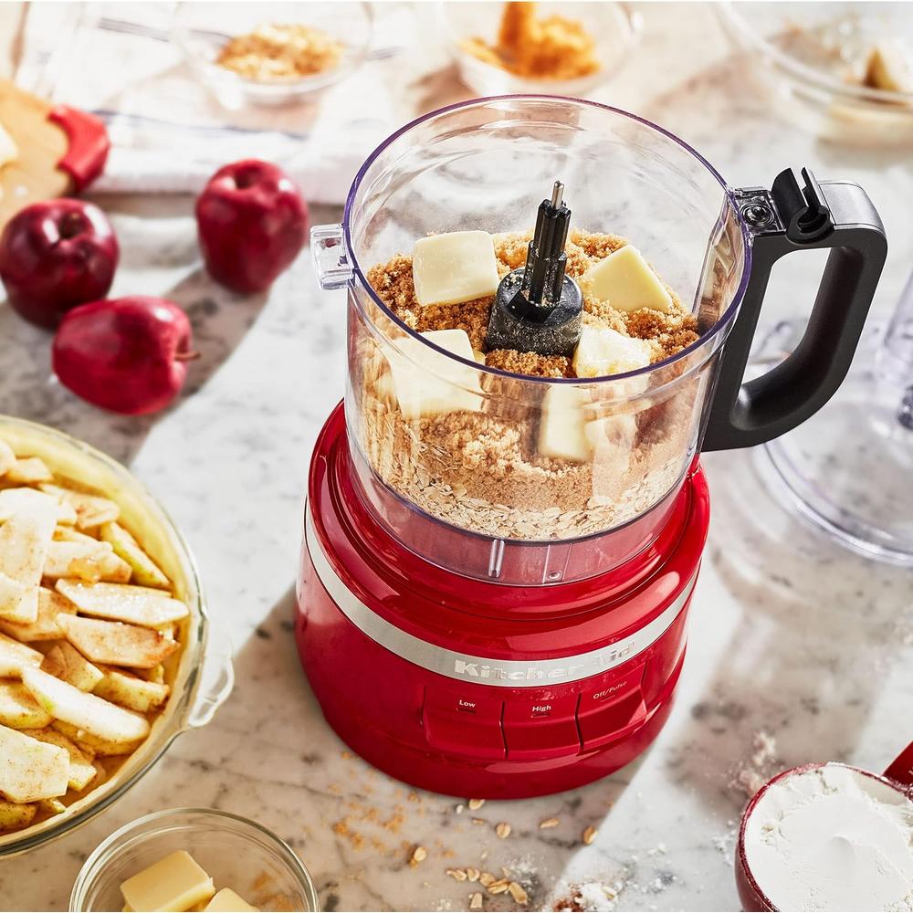 KITCHENAID, PROCESADOR DE ALIMENTOS 7 QT / 6.6 L TRITURA Y REBANA | ROJO IMPERIO - 6