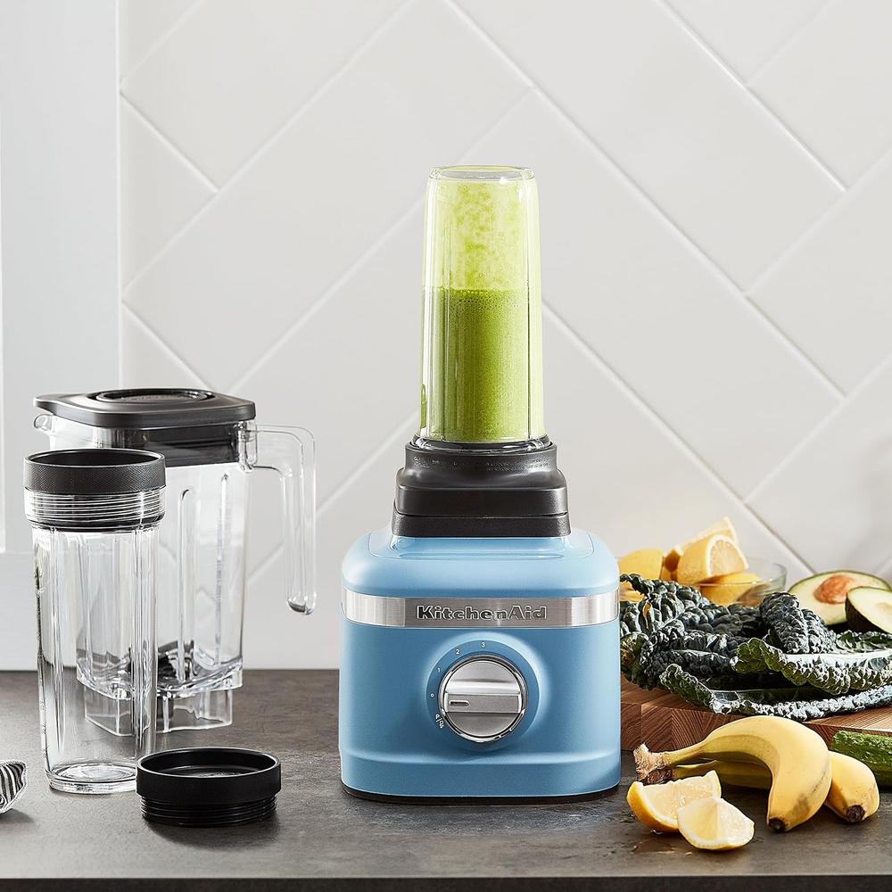 KITCHENAID, LICUADORA PICADORA DE HIELO K150 3 VELOCIDADES CON 2 JARRAS | AZUL - 3