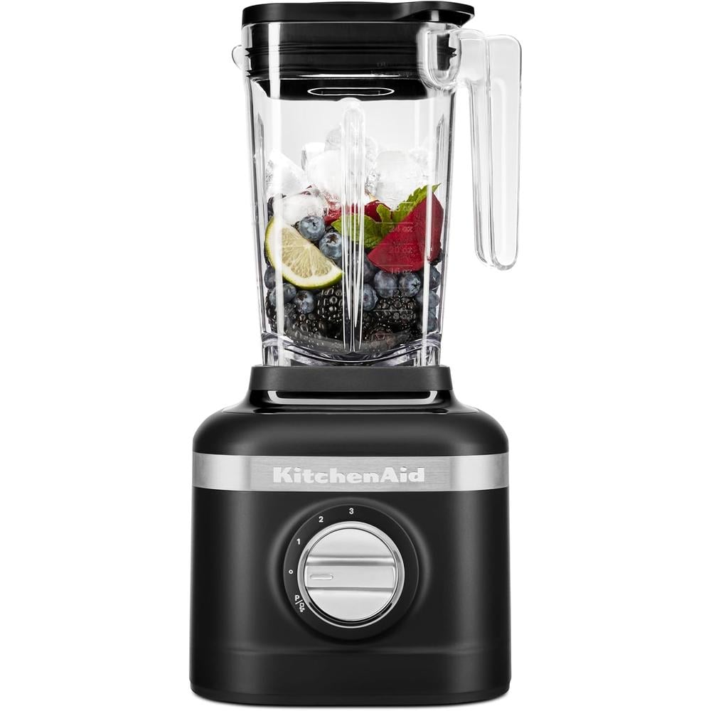 KITCHENAID, LICUADORA PICADORA DE HIELO K150 3 VELOCIDADES CON 2 JARRAS | NEGRO - 2