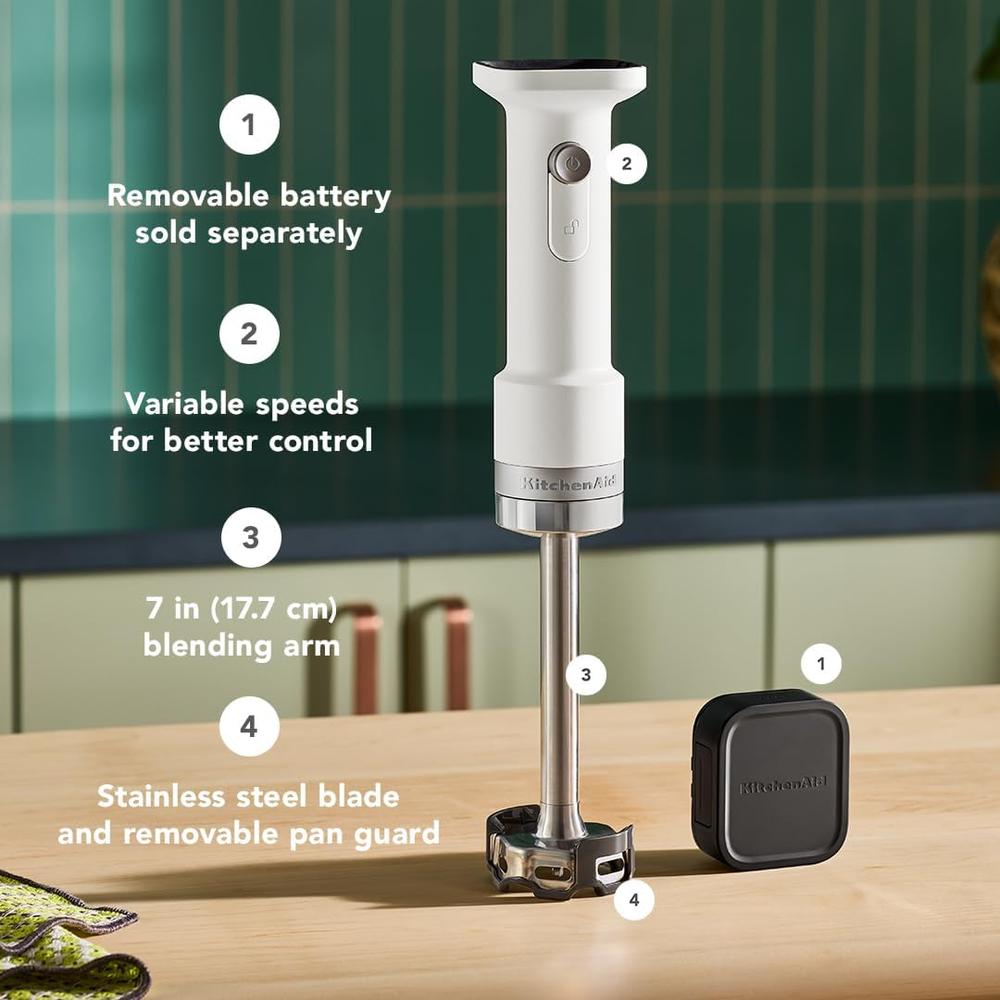 KITCHENAID, BATIDORA DE MANO INALÁMBRICA GOTM | BLANCO - 3