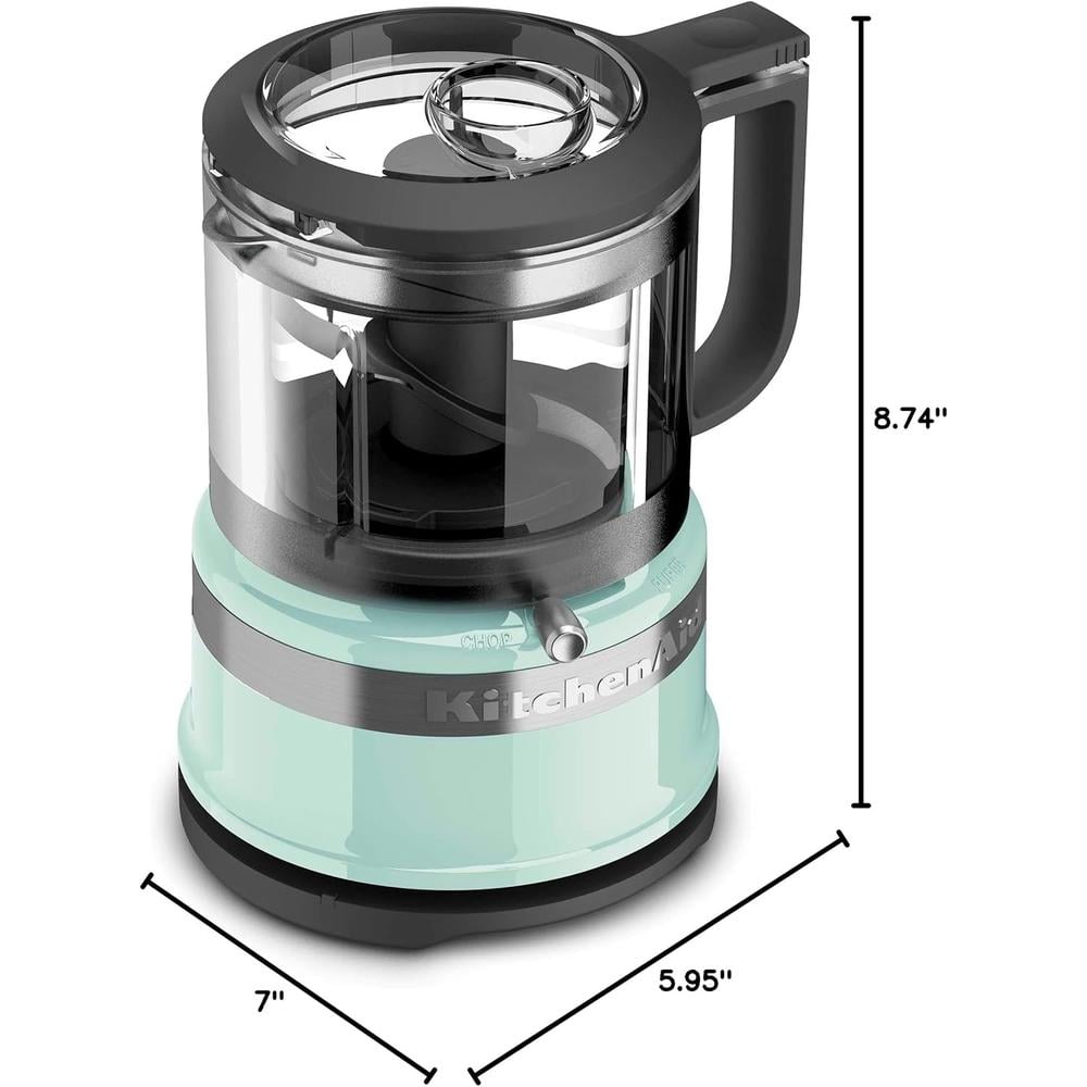 KITCHENAID KFC3516IC, PICADORA DE ALIMENTOS 3.5 QT / 3.3 L | AZUL HIELO - 5