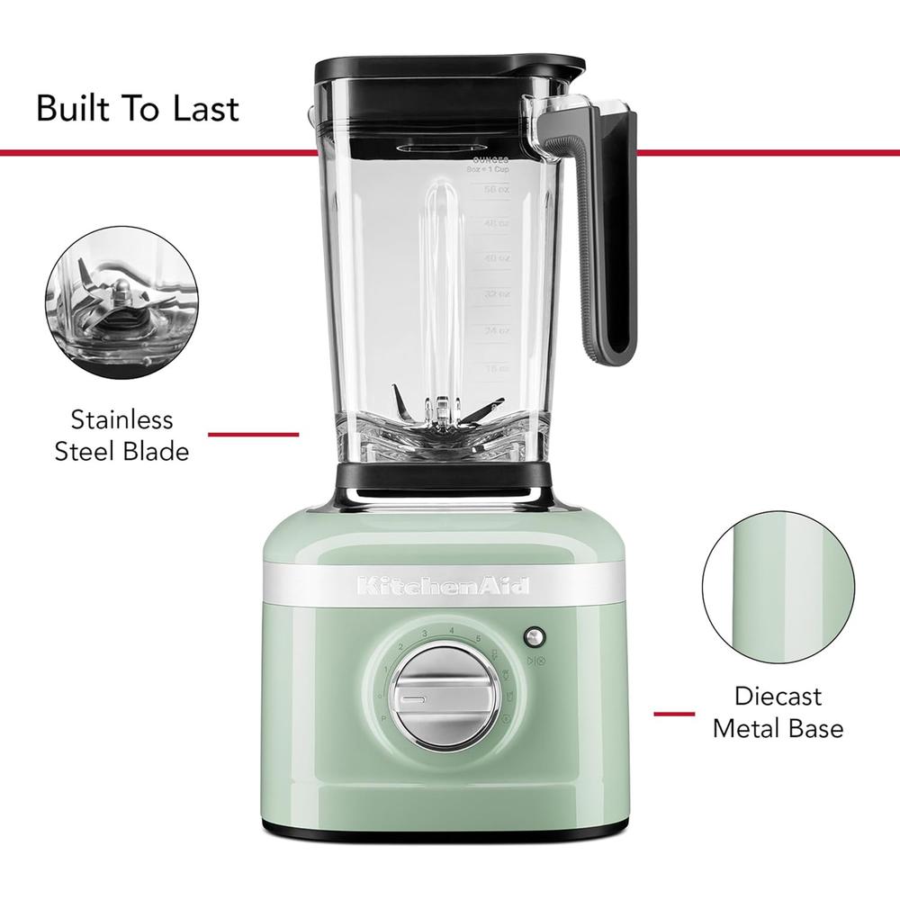 KITCHENAID KSB4028, LICUADORA VELOCIDAD VARIABLE K400 CON PRENSADOR | PISTACHO - 4