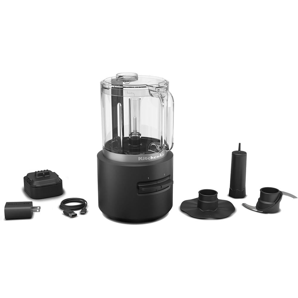 KITCHENAID KFCR531, PICADORA DE ALIMENTOS INALÁMBRICA GO | NEGRO MATE - 1