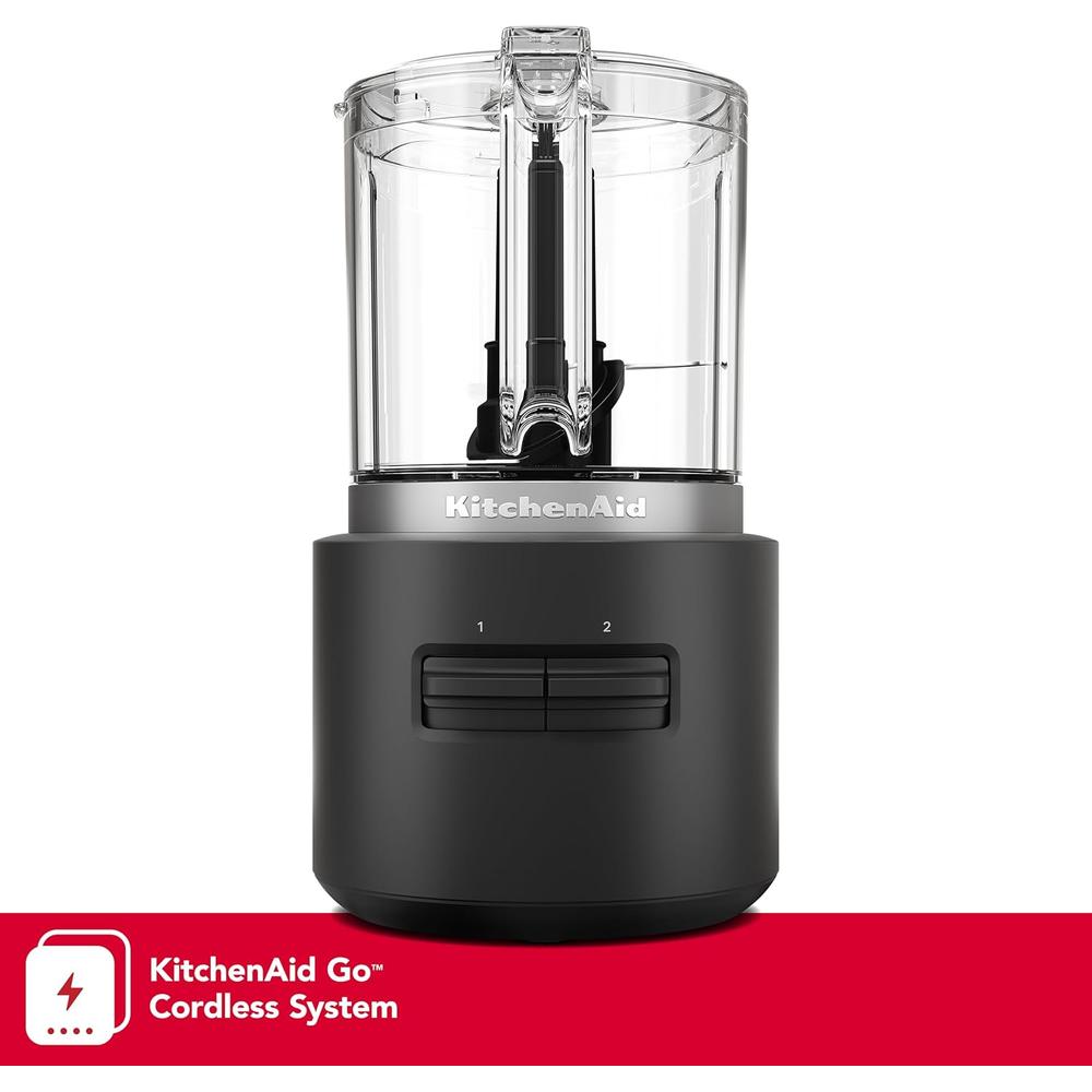 KITCHENAID KFCR531, PICADORA DE ALIMENTOS INALÁMBRICA GO | NEGRO MATE - 2