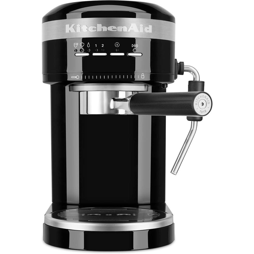 KITCHENAID KES6503, CAFETERA ESPRESSO SEMIAUTOMÁTICA DE METAL NEGRO - 1