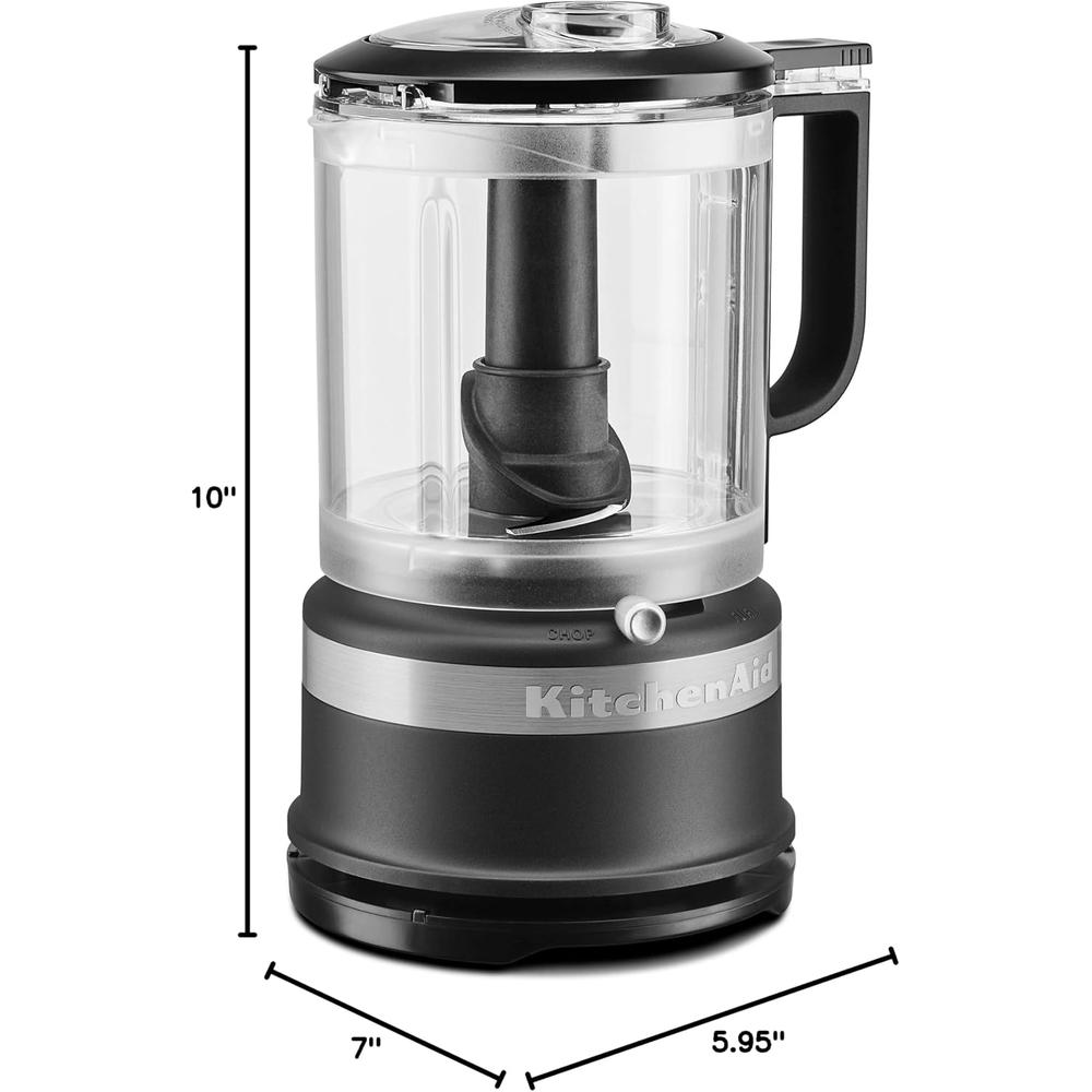 KITCHENAID KFC0516BM, PICADORA DE ALIMENTOS 5 QT / 4.7 L | NEGRO MATE - 4
