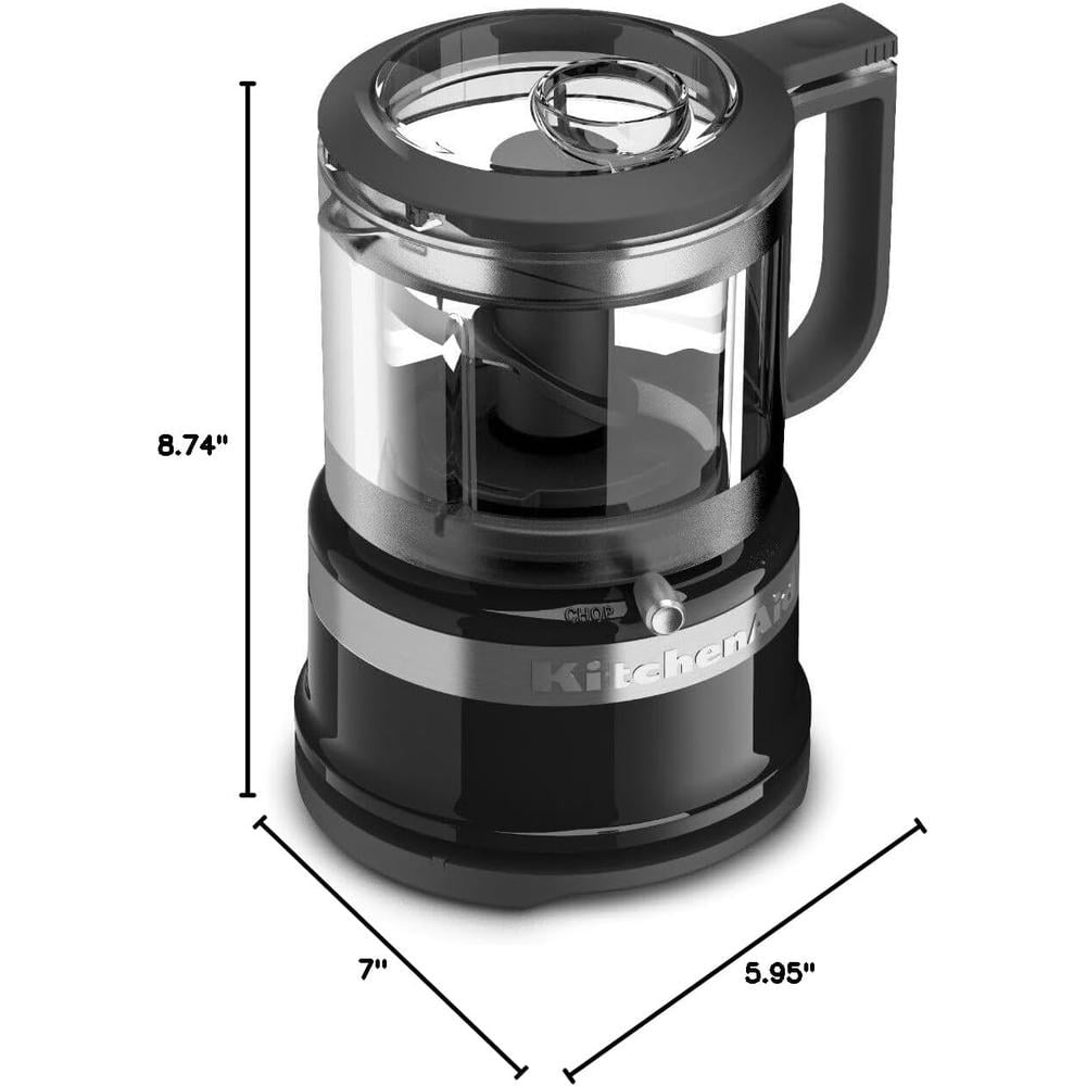 KITCHENAID KFC3516OB, PICADORA DE ALIMENTOS 3.5 QT / 3.3 L | NEGRO ÓNIX - 5