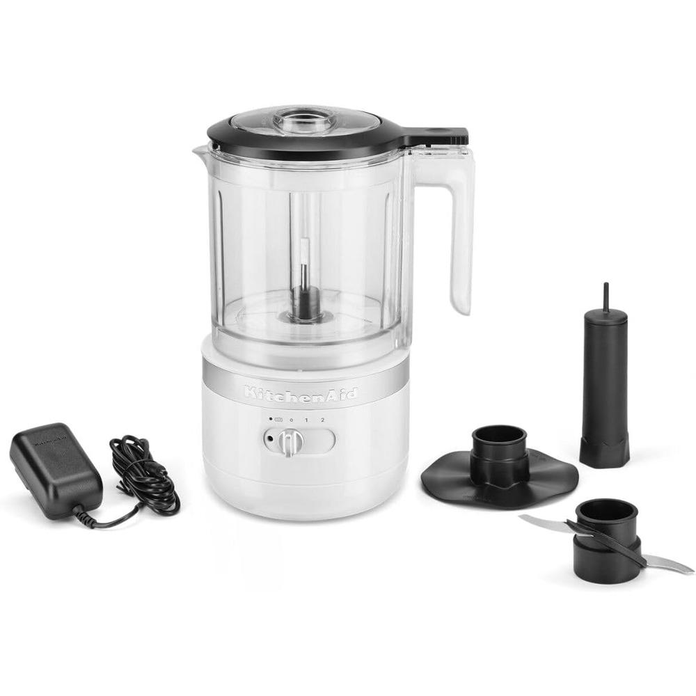 KITCHENAID KFCB519WH, PICADORA DE ALIMENTOS INALÁMBRICA 5 QT / 4.7 L | BLANCA - 3