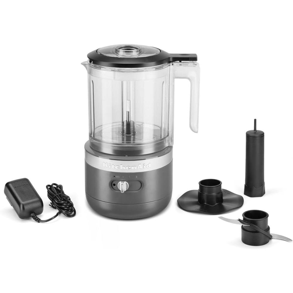 KITCHENAID KFCB519DG, PICADORA DE ALIMENTOS INALÁMBRICA 5 QT / 4.7 L | GRIS CARBÓN - 3