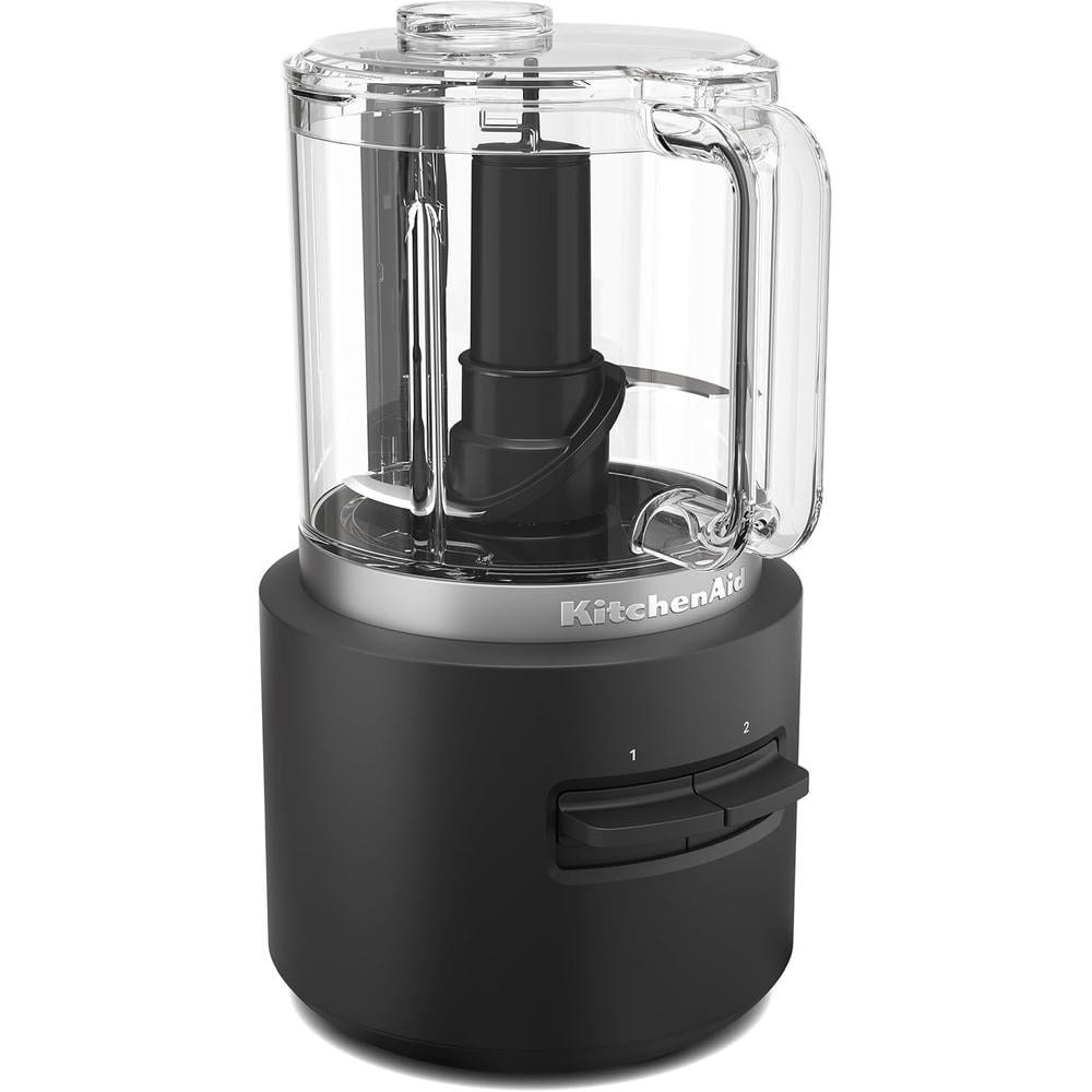 KITCHENAID KFCR500, PICADORA DE ALIMENTOS INALÁMBRICA GO | NEGRO MATE - 1